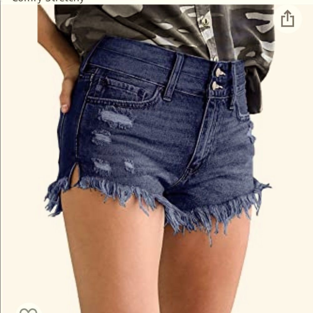 Brand New in Packaging. Cut Off Denim Jean Shorts for Women. - Picture 2 of 8